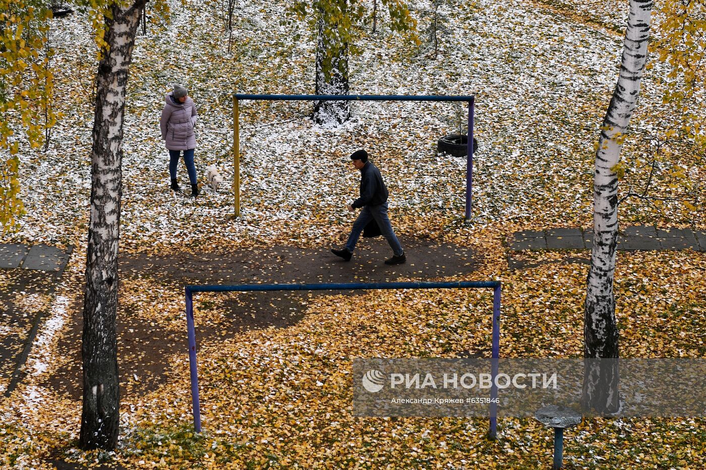 Снег в Новосибирске