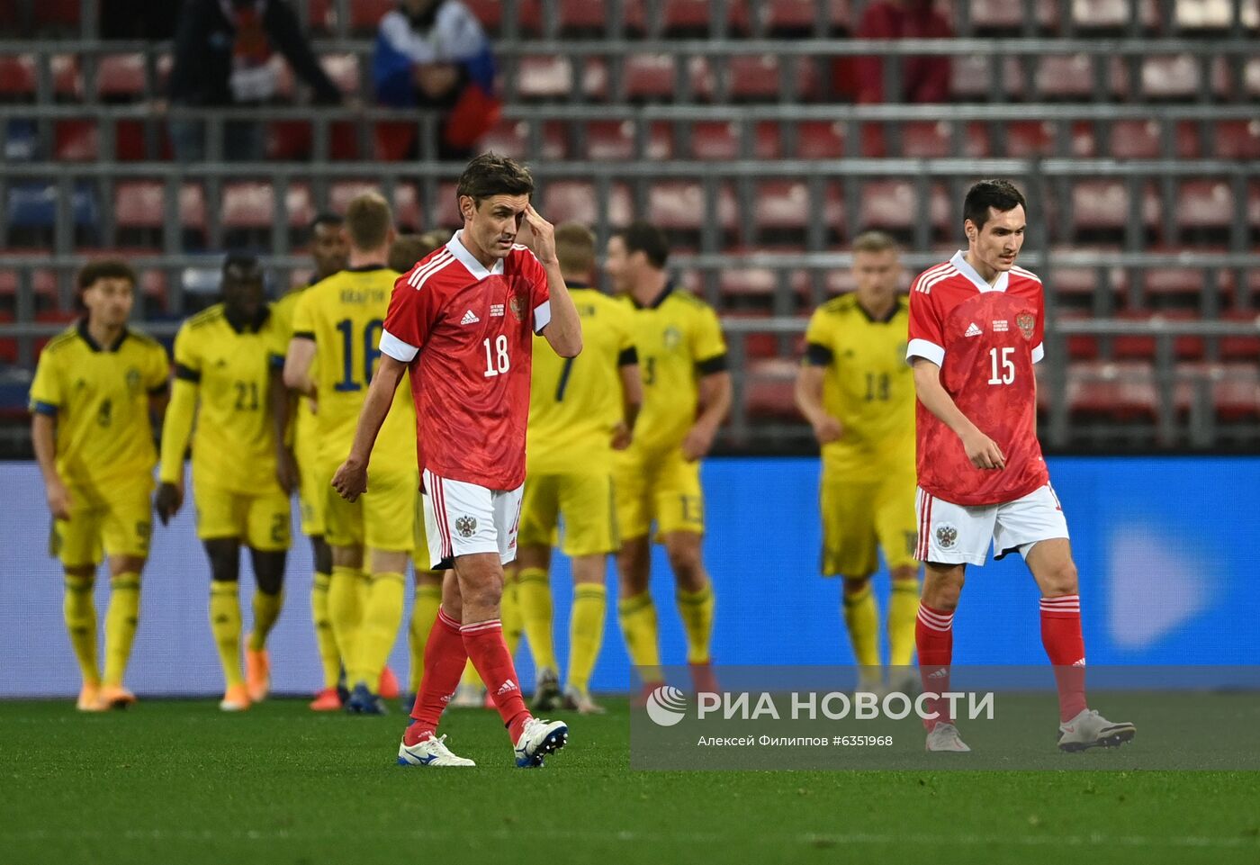 Футбол. Товарищеский матч. Россия - Швеция