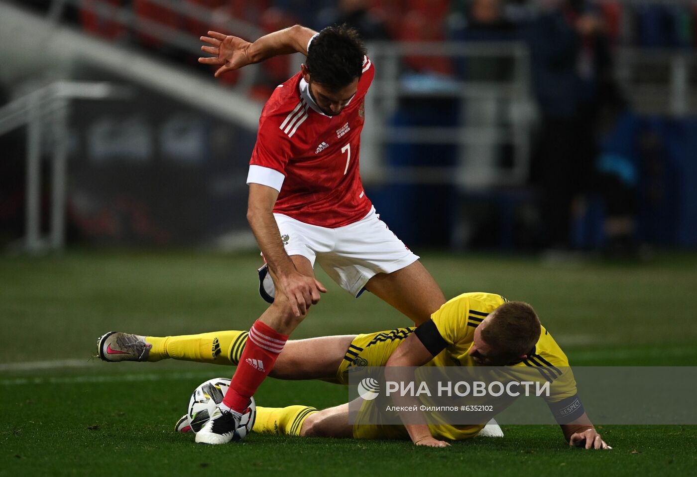 Футбол. Товарищеский матч. Россия - Швеция