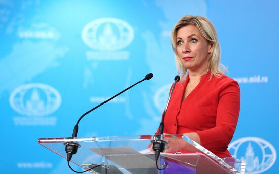 Брифинг официального представителя МИД России М. Захаровой