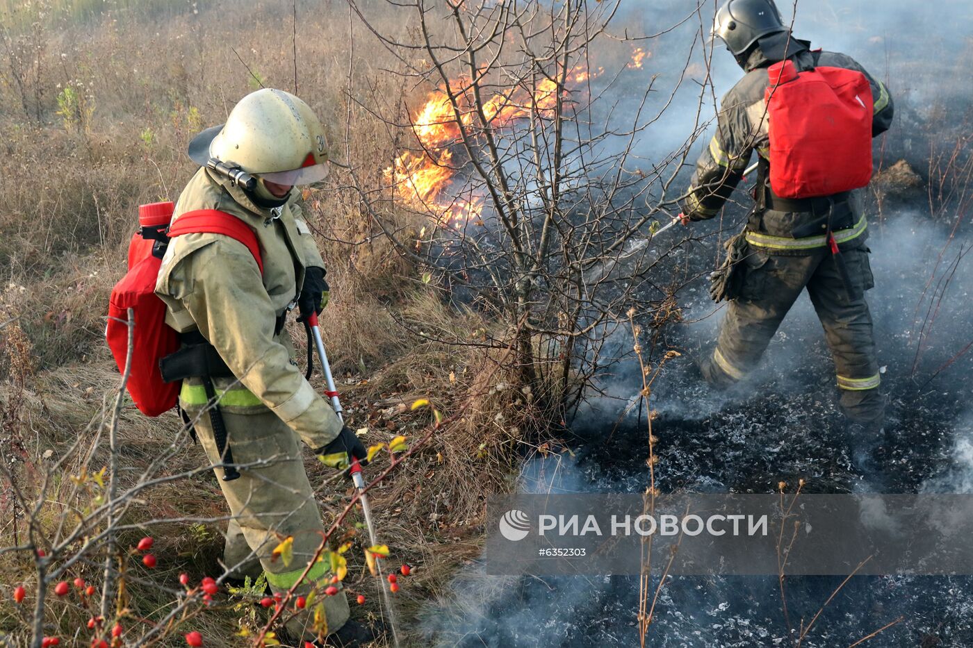 Взрывы на бывших военных складах в Рязанской области