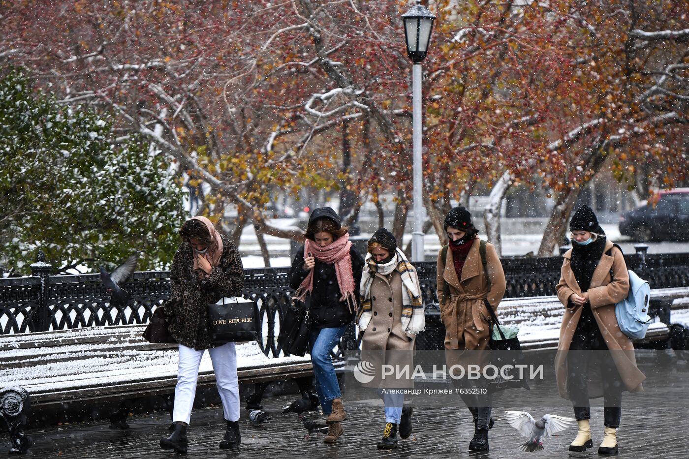 Снег в Новосибирске