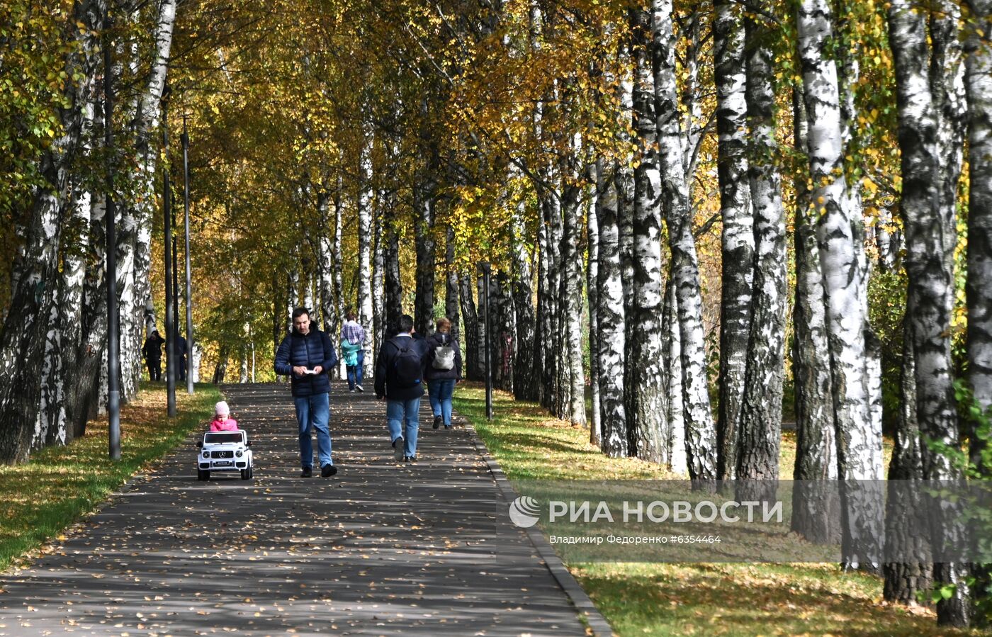 Теплая погода в Москве