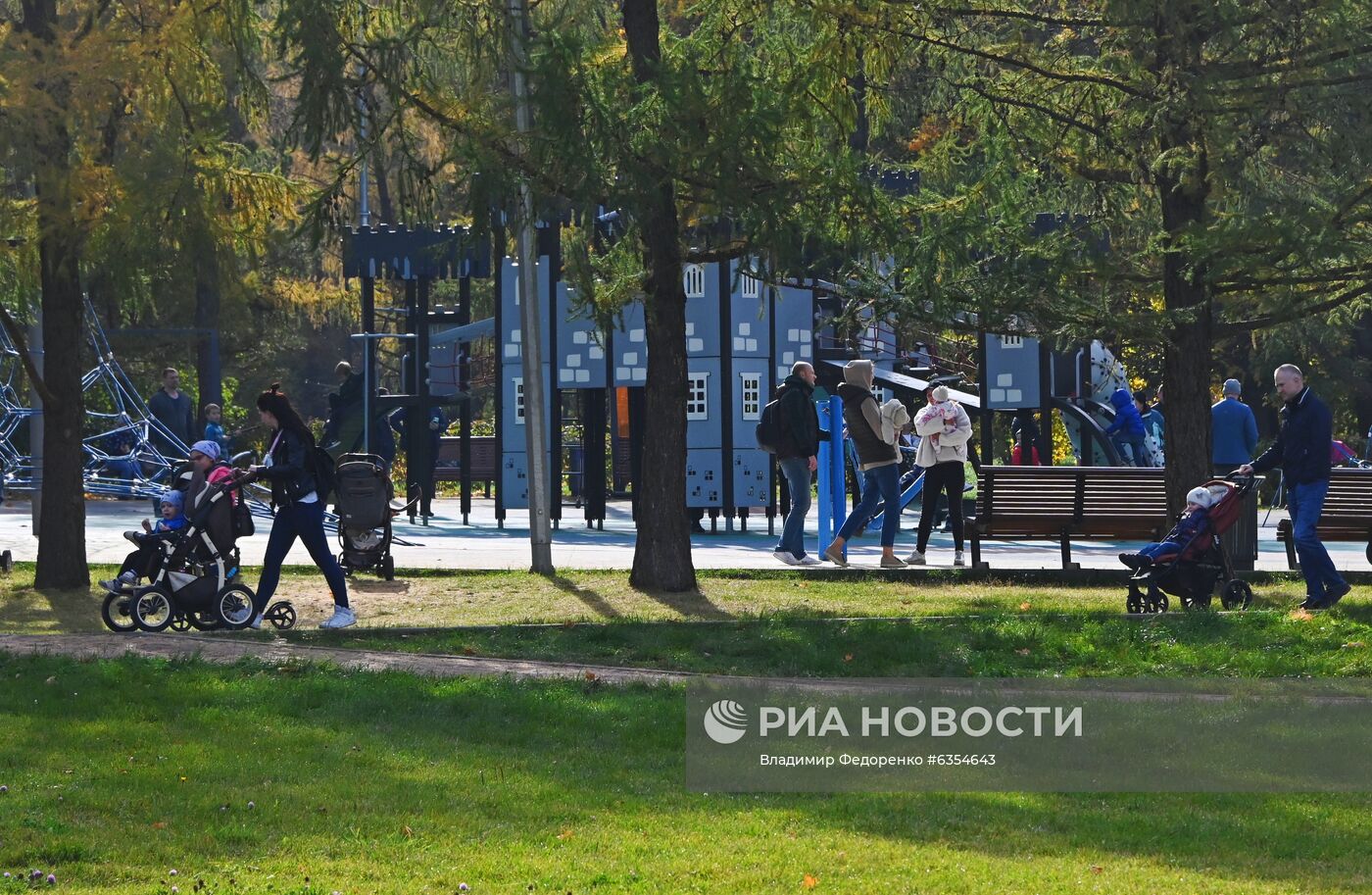 Теплая погода в Москве