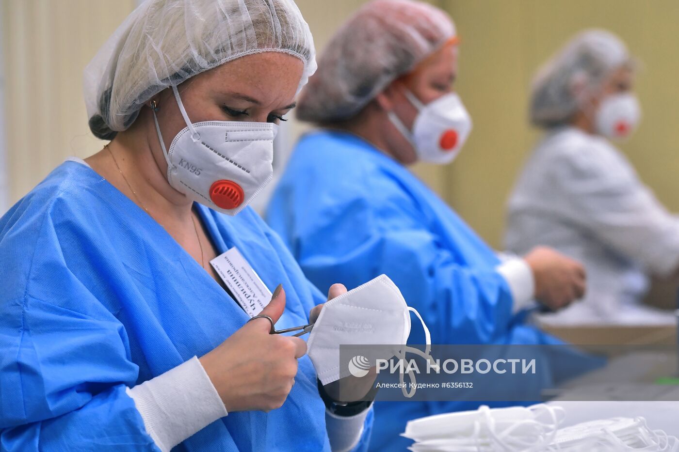 Производство медицинских масок в Московской области