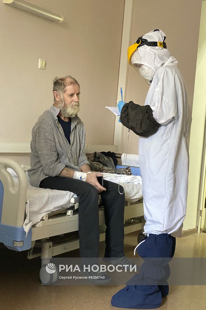 Работа ковид-госпиталя в Тюмени