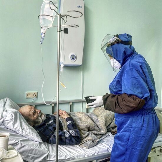 Работа ковид-госпиталя в Тюмени