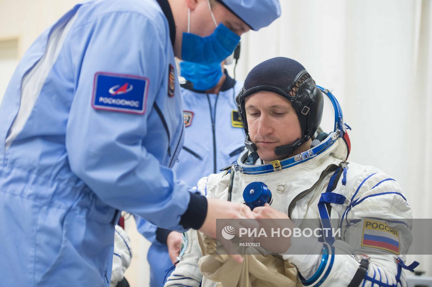 Запуск РН "Союз-2-1а" с кораблем "Союз МС-17" с космодрома Байконур 