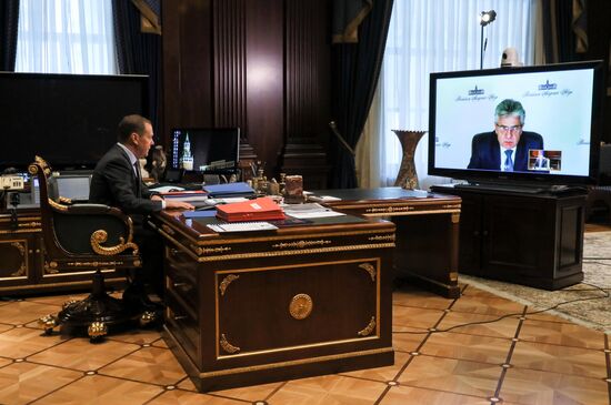 Заместитель председателя Совета безопасности РФ Д. Медведев встретился с президентом РАН А. Сергеевым