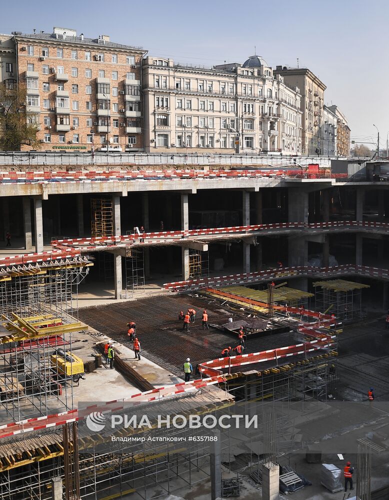 Реконструкция Павелецкой площади в Москве