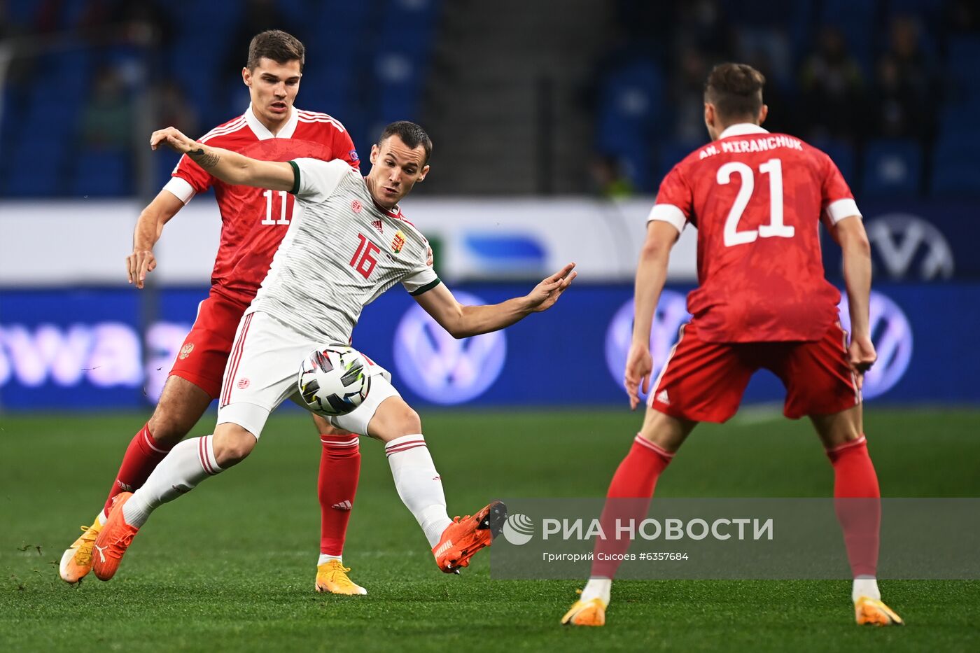 Футбол. Лига наций УЕФА. Матч Россия — Венгрия