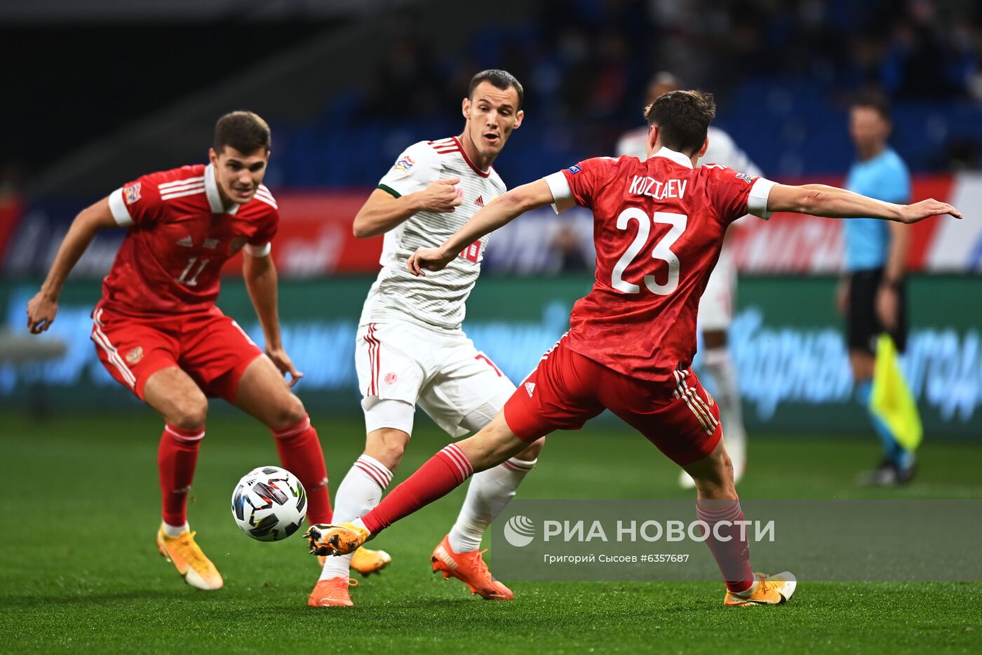 Футбол. Лига наций УЕФА. Матч Россия — Венгрия