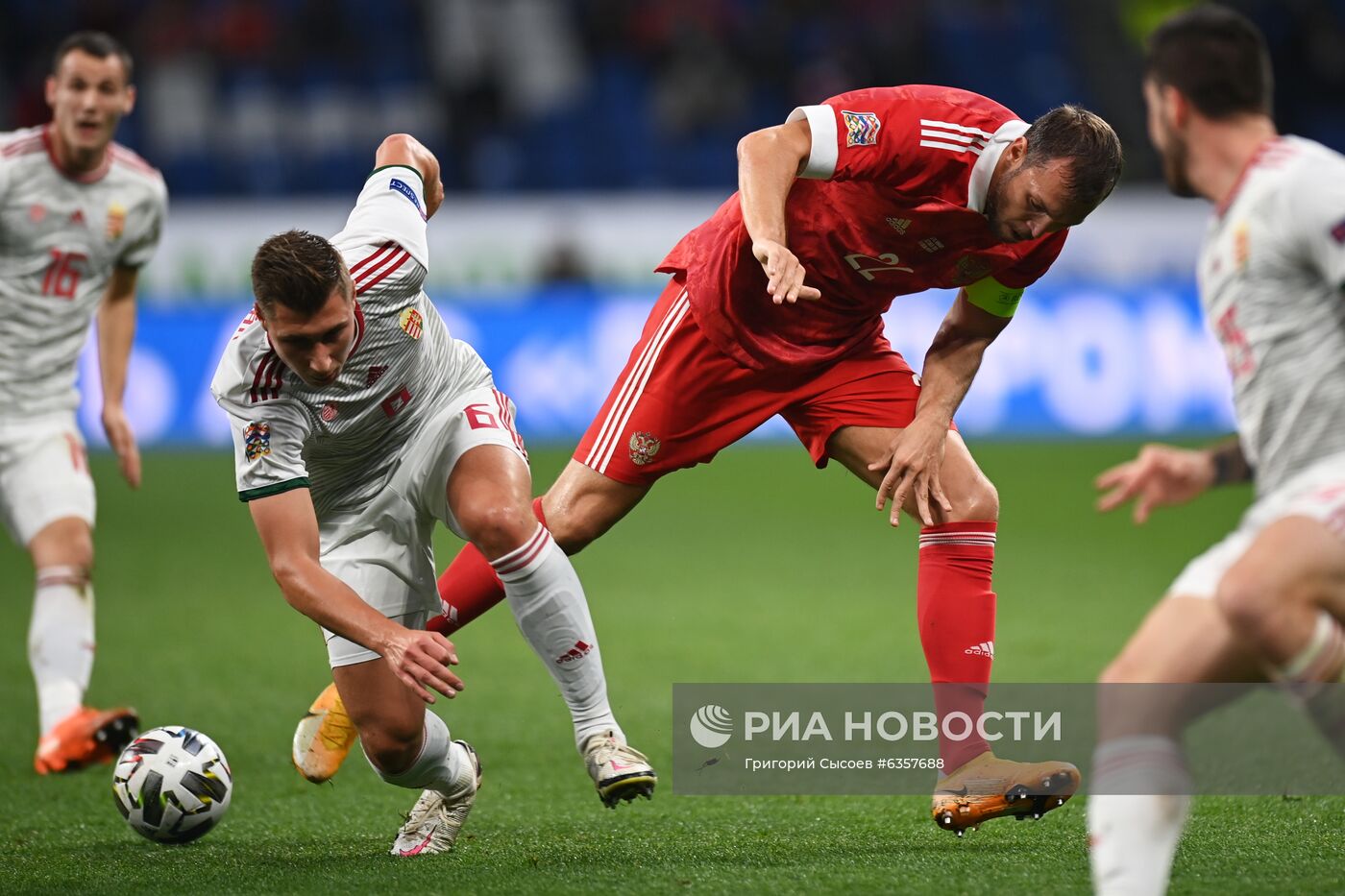 Футбол. Лига наций УЕФА. Матч Россия — Венгрия
