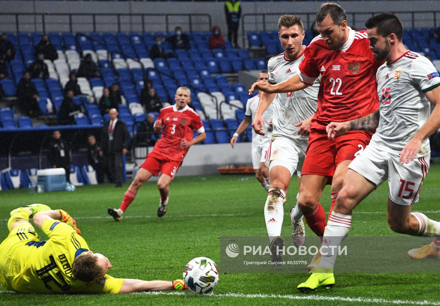 Футбол. Лига наций УЕФА. Матч Россия — Венгрия