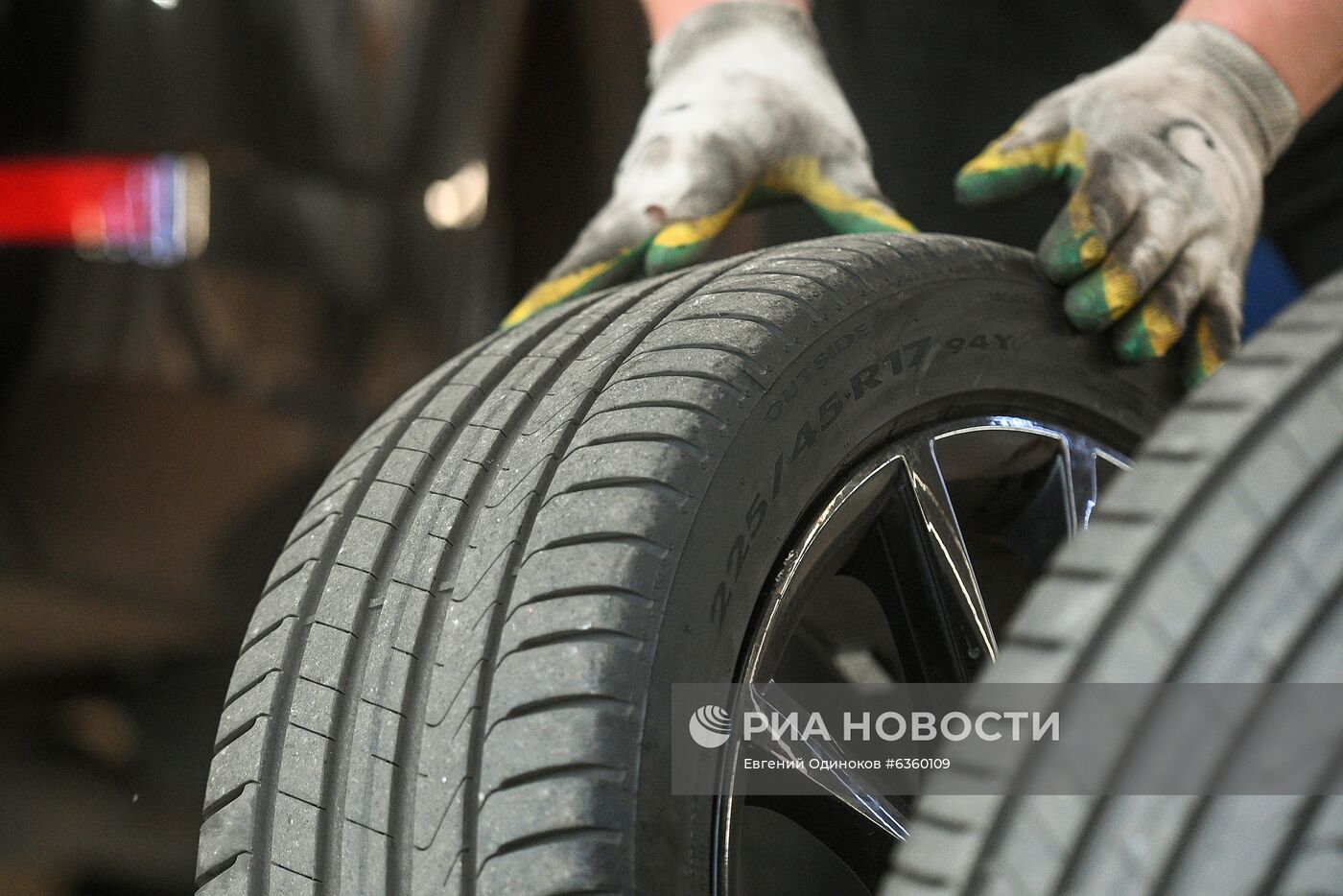 Начало шиномонтажного сезона в Москве