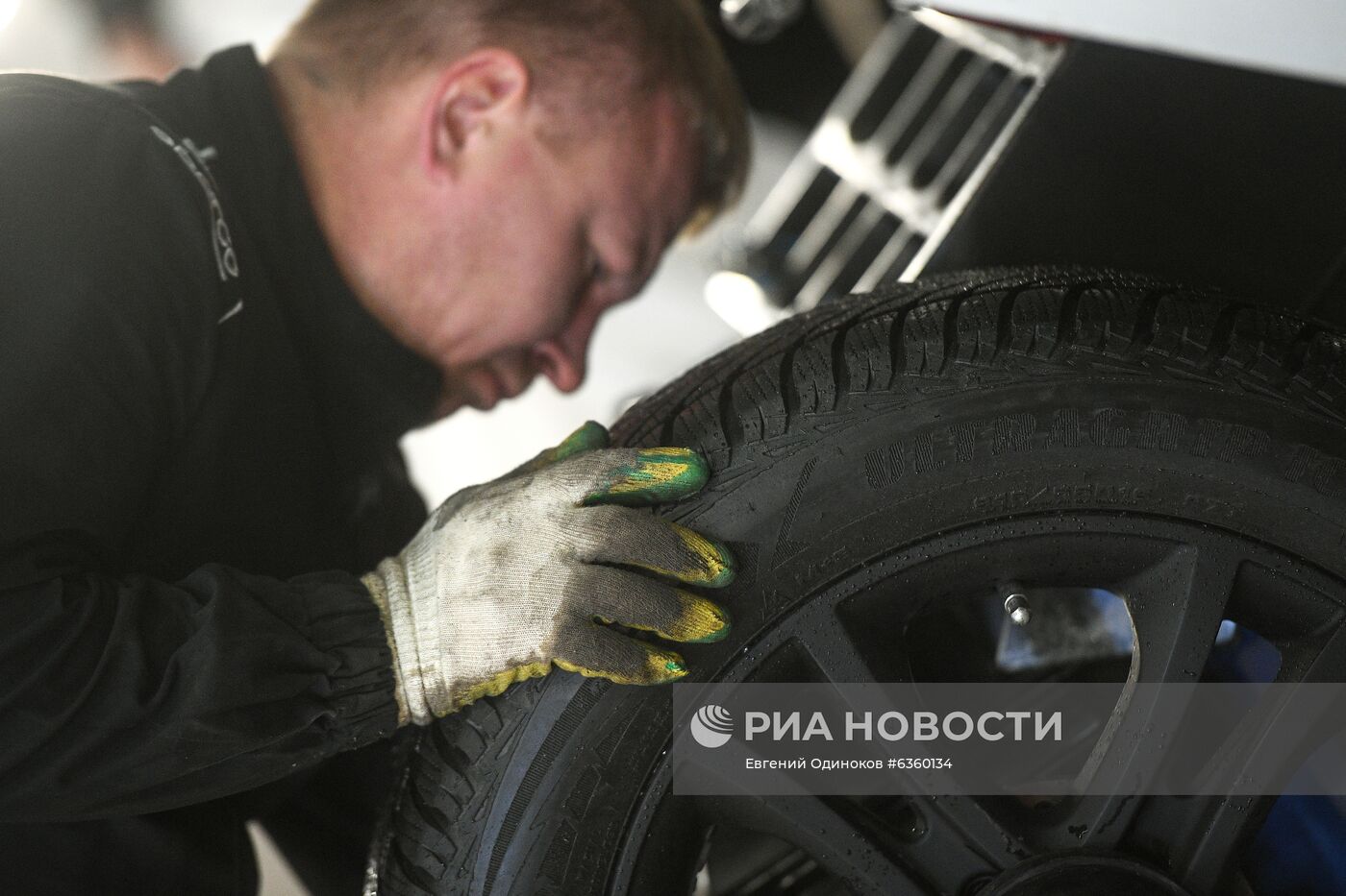 Начало шиномонтажного сезона в Москве