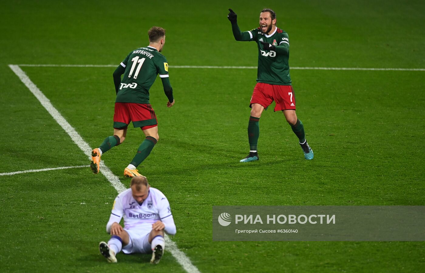 Футбол. РПЛ. Матч "Локомотив" - "Уфа"