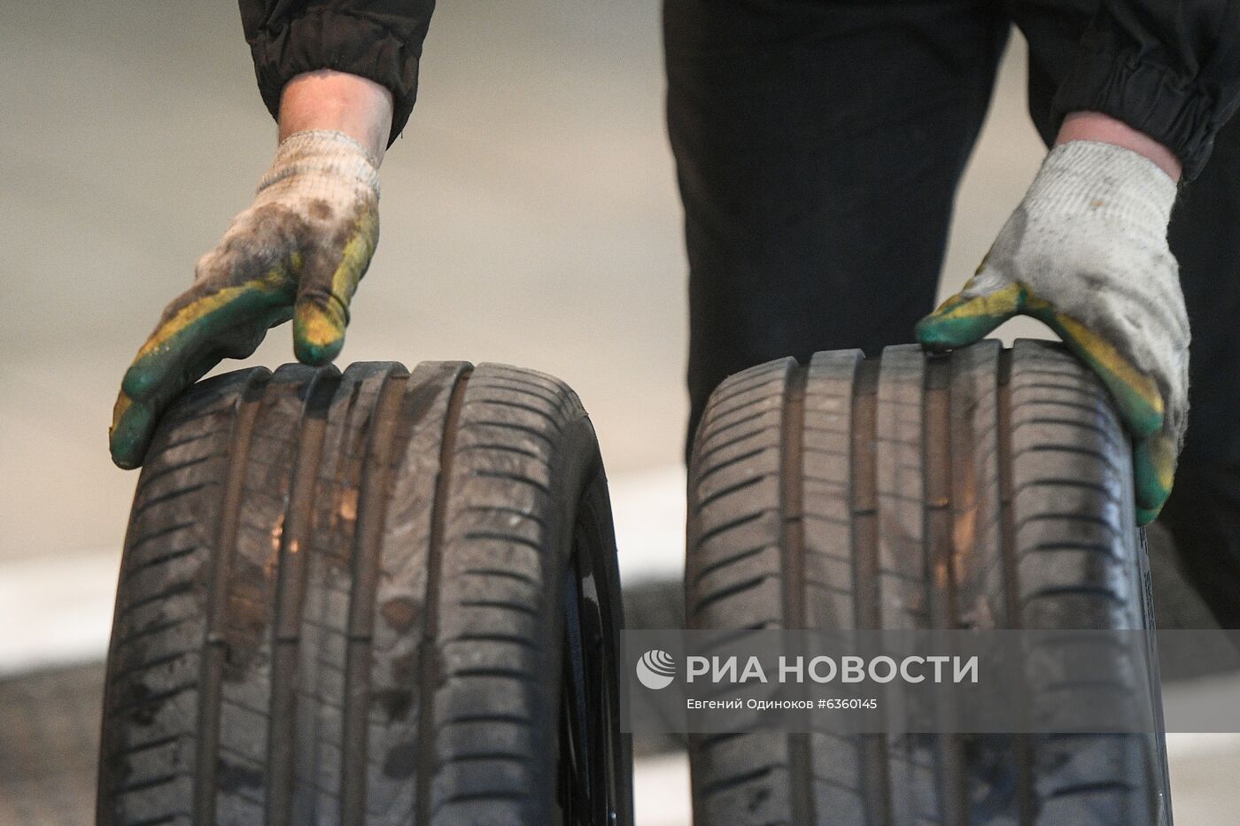 Начало шиномонтажного сезона в Москве