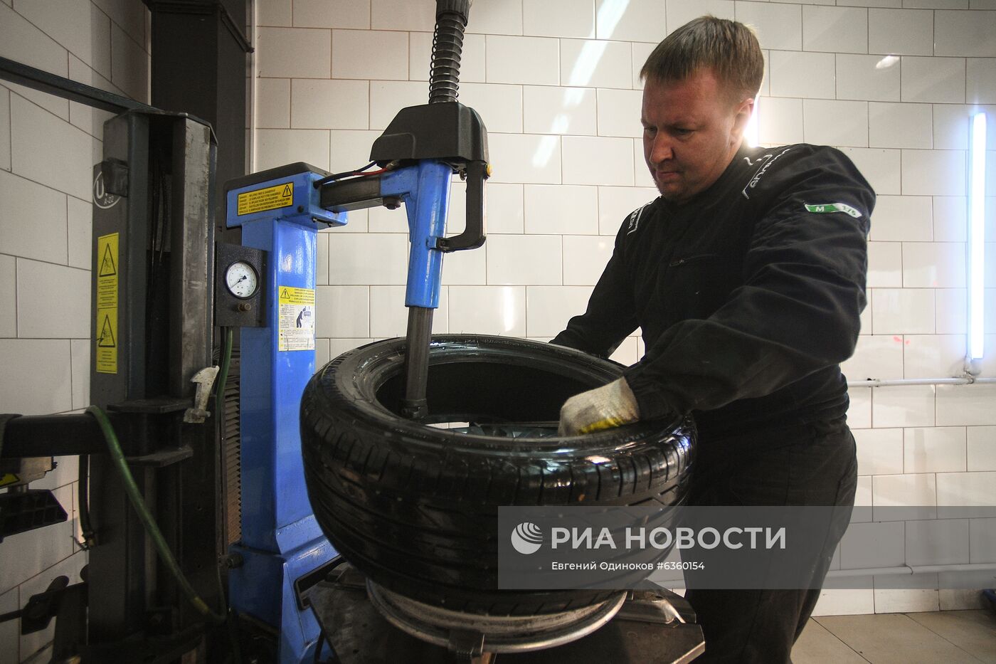 Начало шиномонтажного сезона в Москве