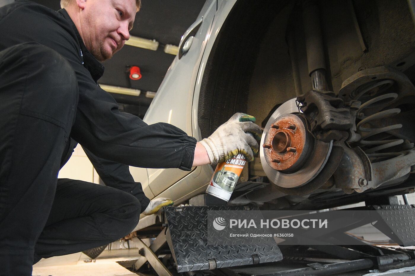 Начало шиномонтажного сезона в Москве