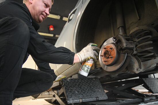 Начало шиномонтажного сезона в Москве