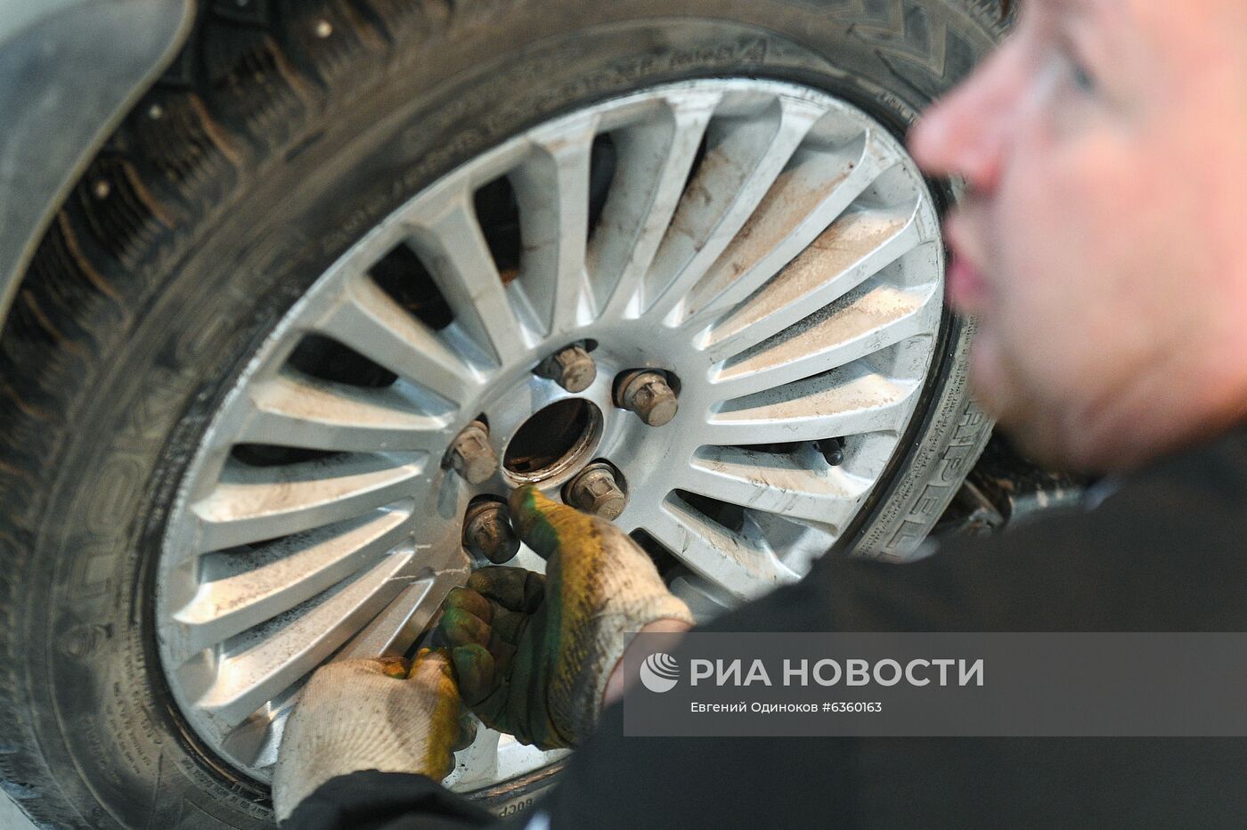 Начало шиномонтажного сезона в Москве