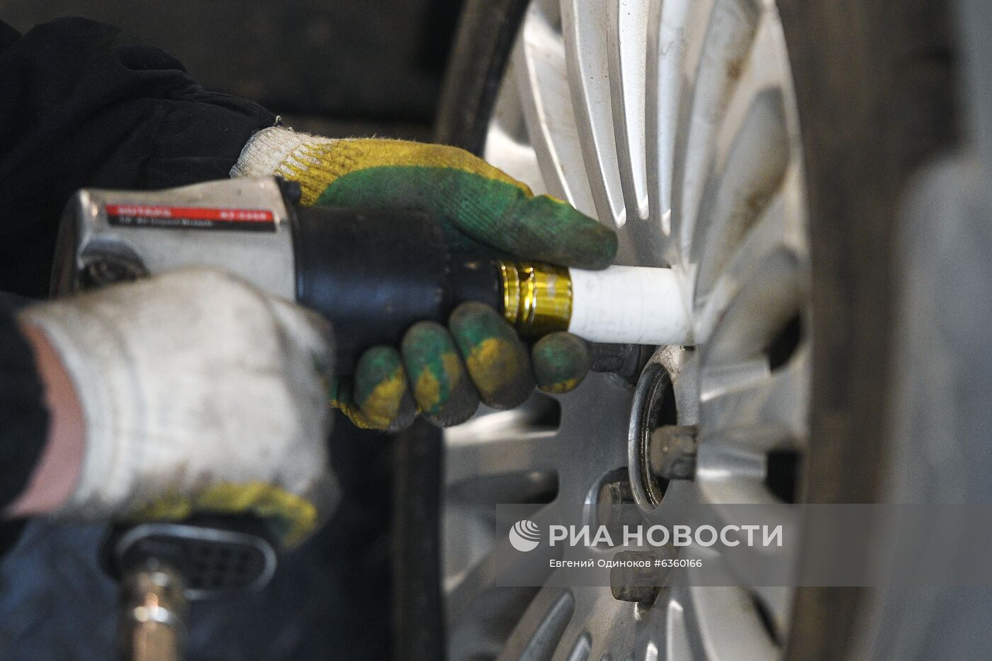 Начало шиномонтажного сезона в Москве