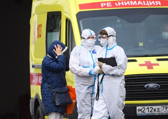 Карантинный центр в Коммунарке 