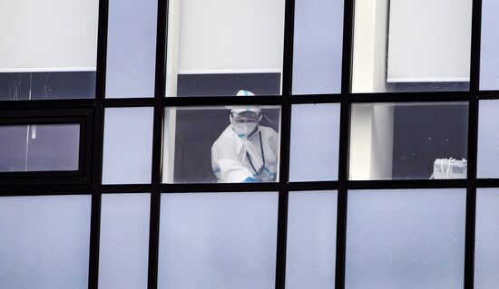 Карантинный центр в Коммунарке 