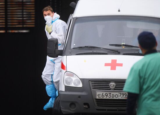 Карантинный центр в Коммунарке 