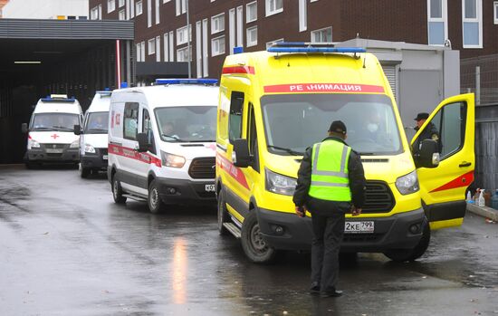 Карантинный центр в Коммунарке 