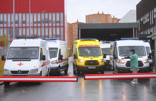 Карантинный центр в Коммунарке 