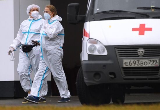 Карантинный центр в Коммунарке 