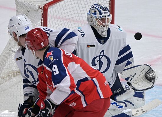 Хоккей. КХЛ. Матч ЦСКА - "Динамо" (Москва)