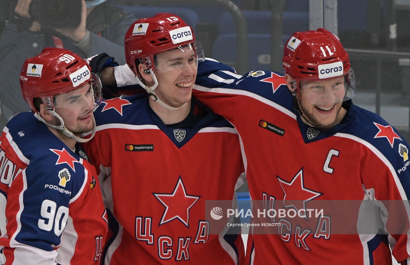 Хоккей. КХЛ. Матч ЦСКА - "Динамо" (Москва)
