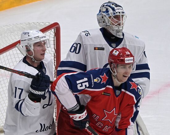 Хоккей. КХЛ. Матч ЦСКА - "Динамо" (Москва)