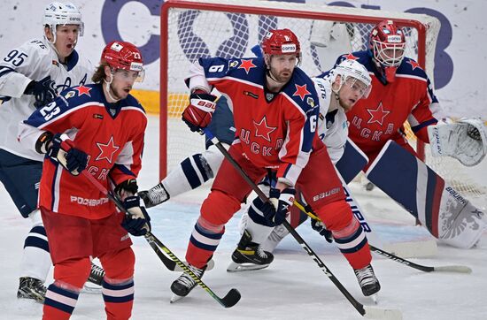 Хоккей. КХЛ. Матч ЦСКА - "Динамо" (Москва)