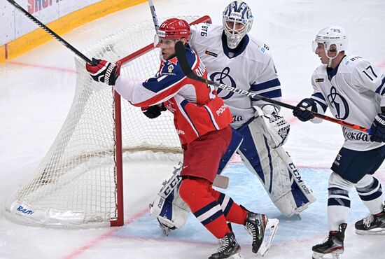 Хоккей. КХЛ. Матч ЦСКА - "Динамо" (Москва)