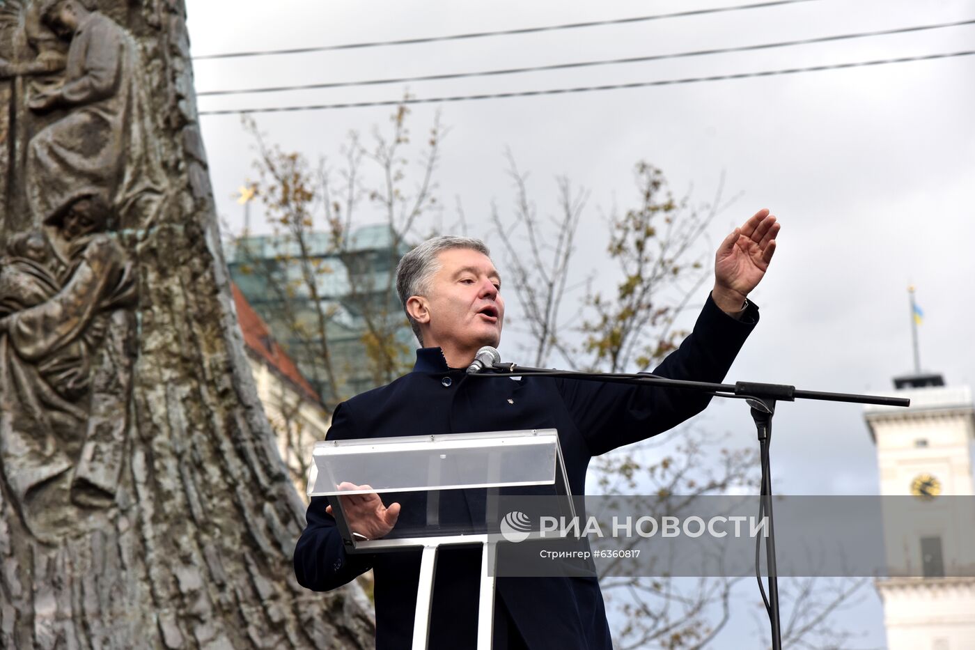 Выступление П. Порошенко накануне региональных выборов на Украине