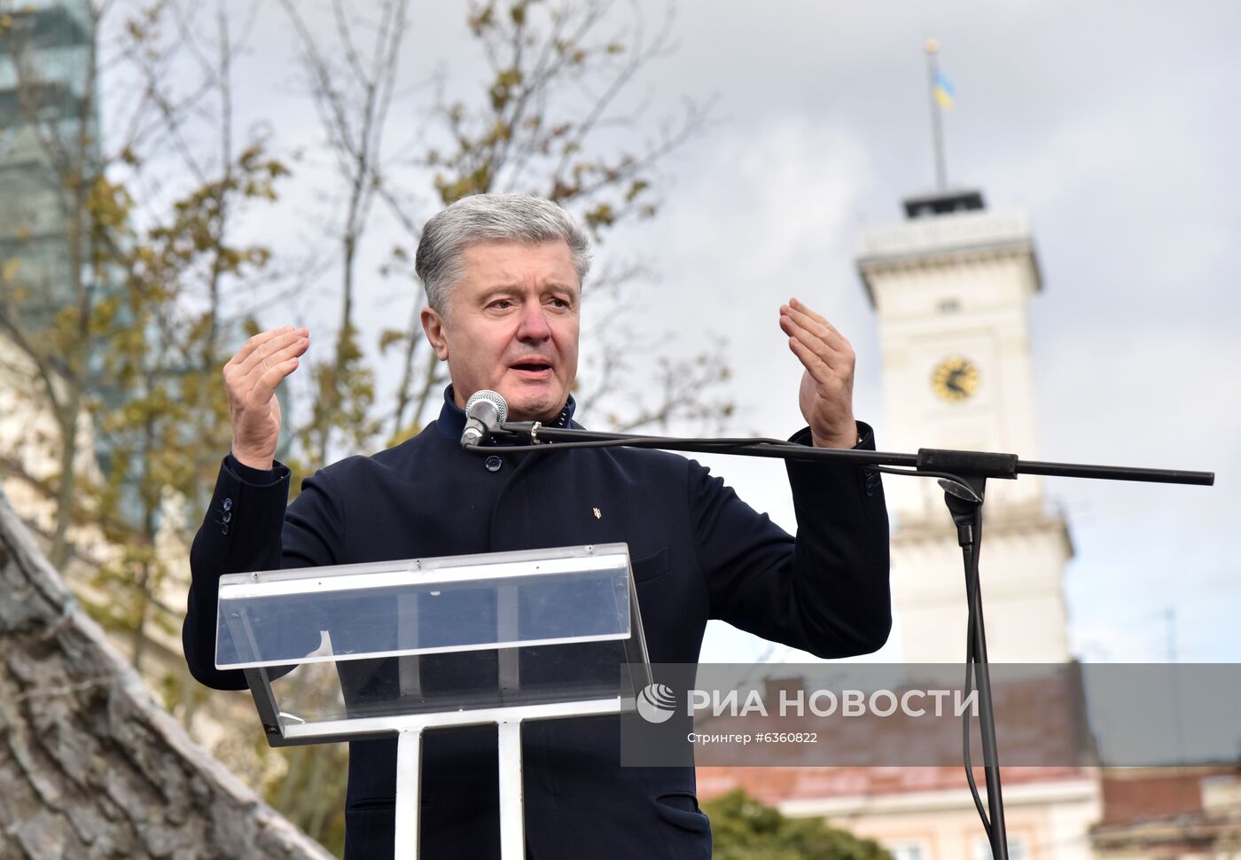 Выступление П. Порошенко накануне региональных выборов на Украине