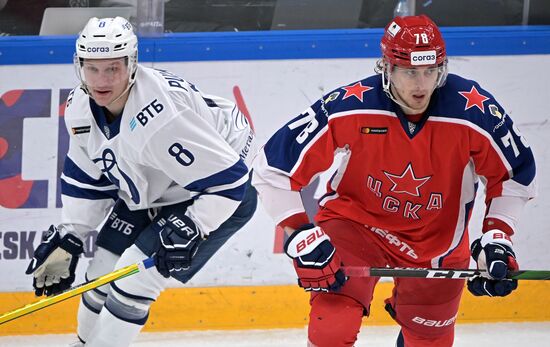 Хоккей. КХЛ. Матч ЦСКА - "Динамо" (Москва)