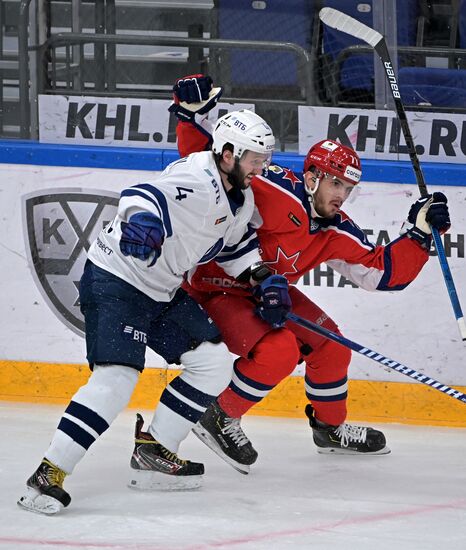 Хоккей. КХЛ. Матч ЦСКА - "Динамо" (Москва)