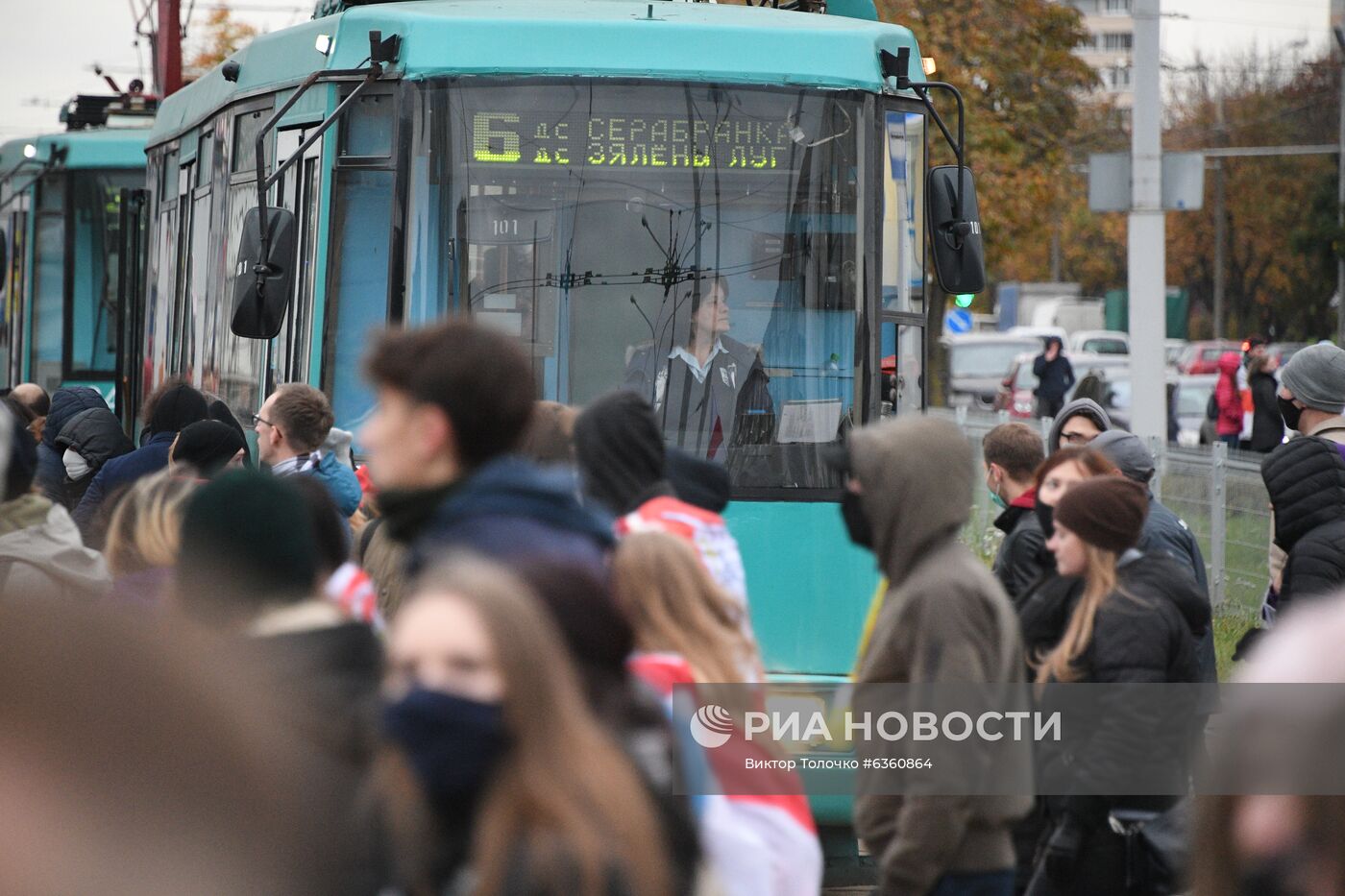 Акция протеста оппозиции в Минске