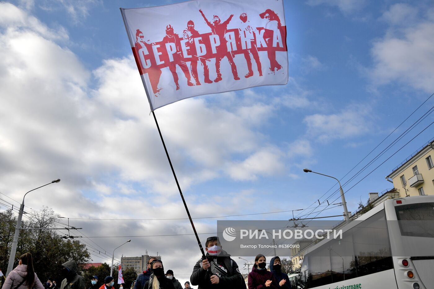 Акция протеста оппозиции в Минске