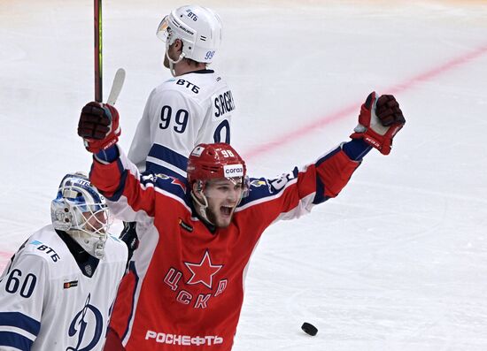 Хоккей. КХЛ. Матч ЦСКА - "Динамо" (Москва)