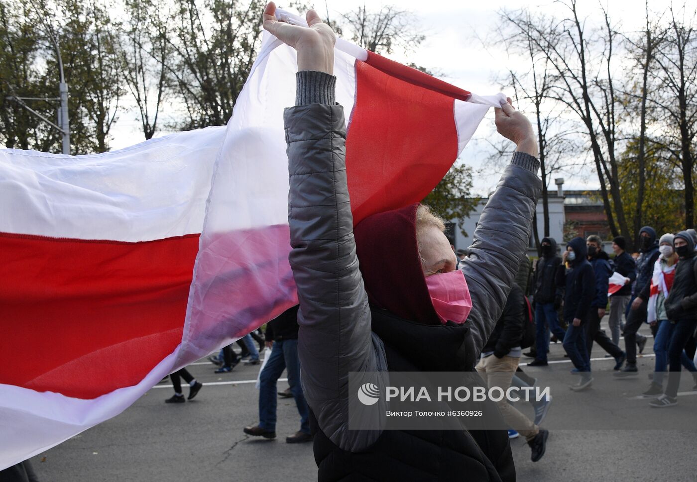 Акция протеста оппозиции в Минске