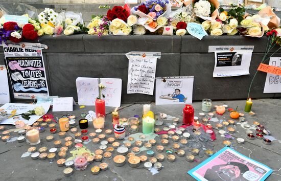 Акция памяти в Париже