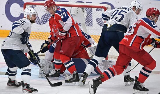 Хоккей. КХЛ. Матч ЦСКА - "Динамо" (Москва)