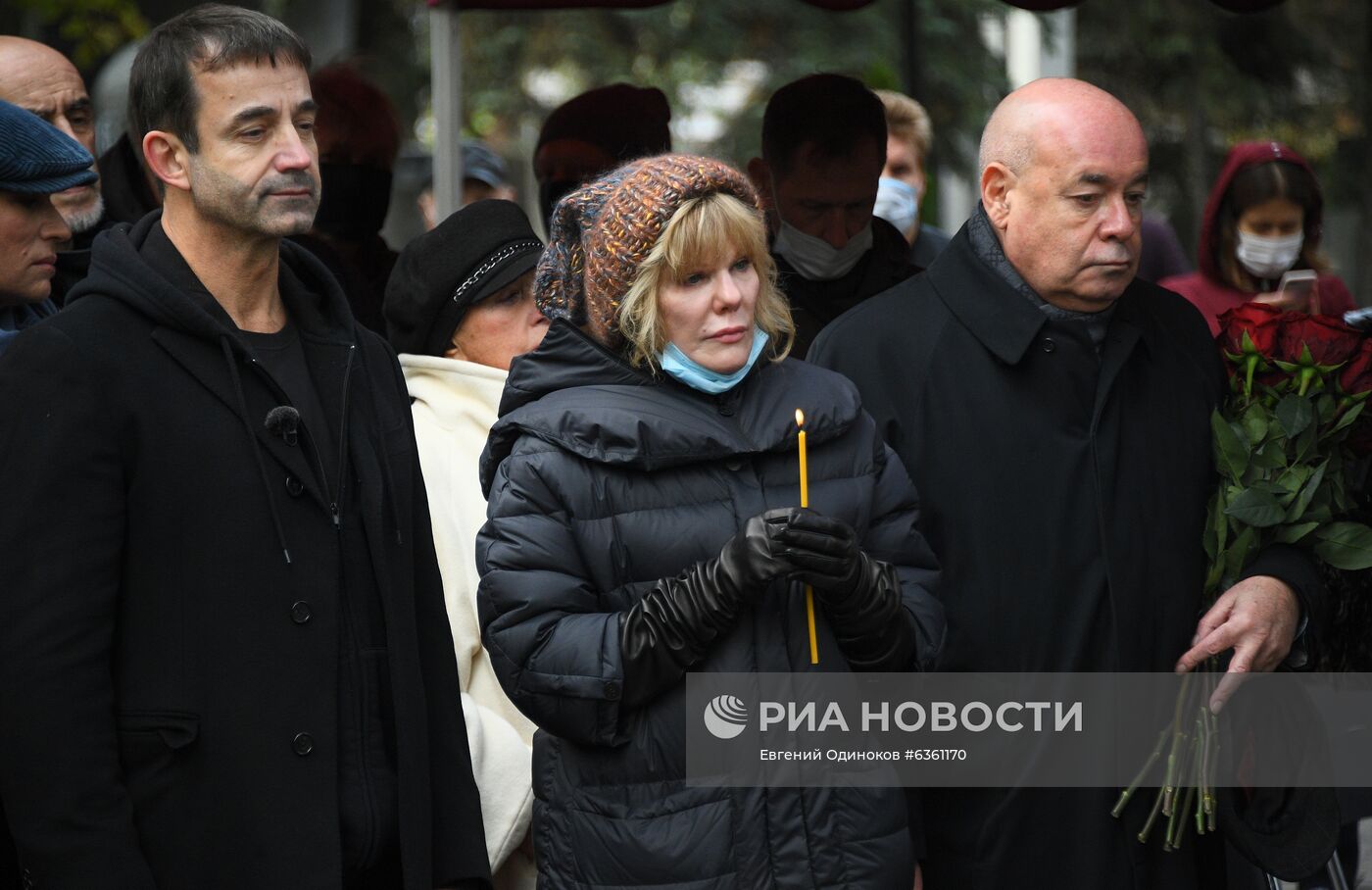 Открытие памятника М. Захарову на Новодевичьем кладбище