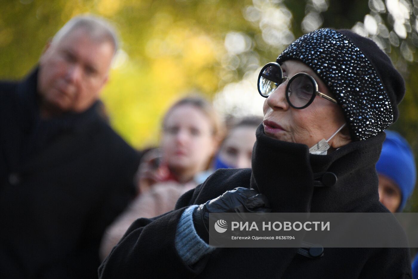 Открытие памятника М. Захарову на Новодевичьем кладбище